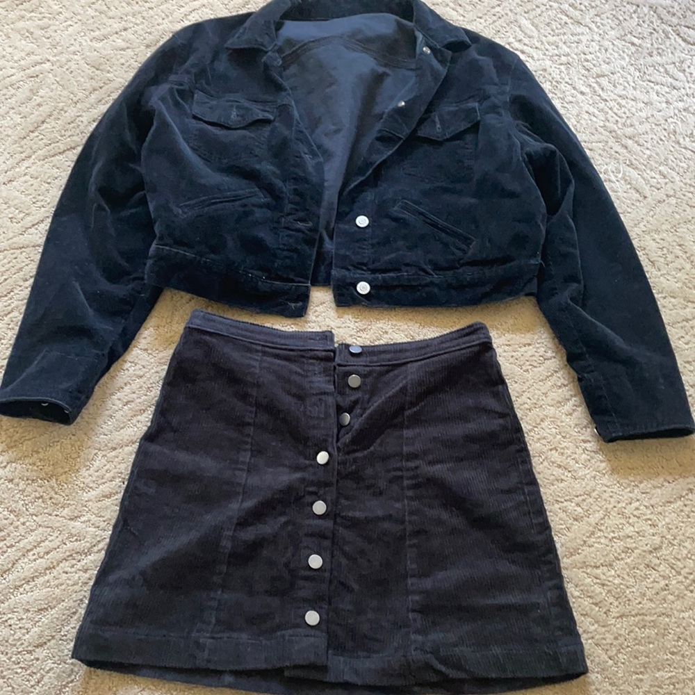 Matching corduroy set